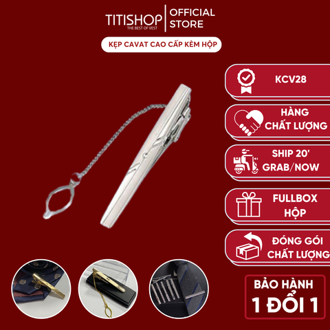 Kẹp Cà Vạt TITISHOP KCV28