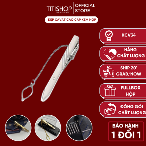 Kẹp Cà Vạt TITISHOP KCV34