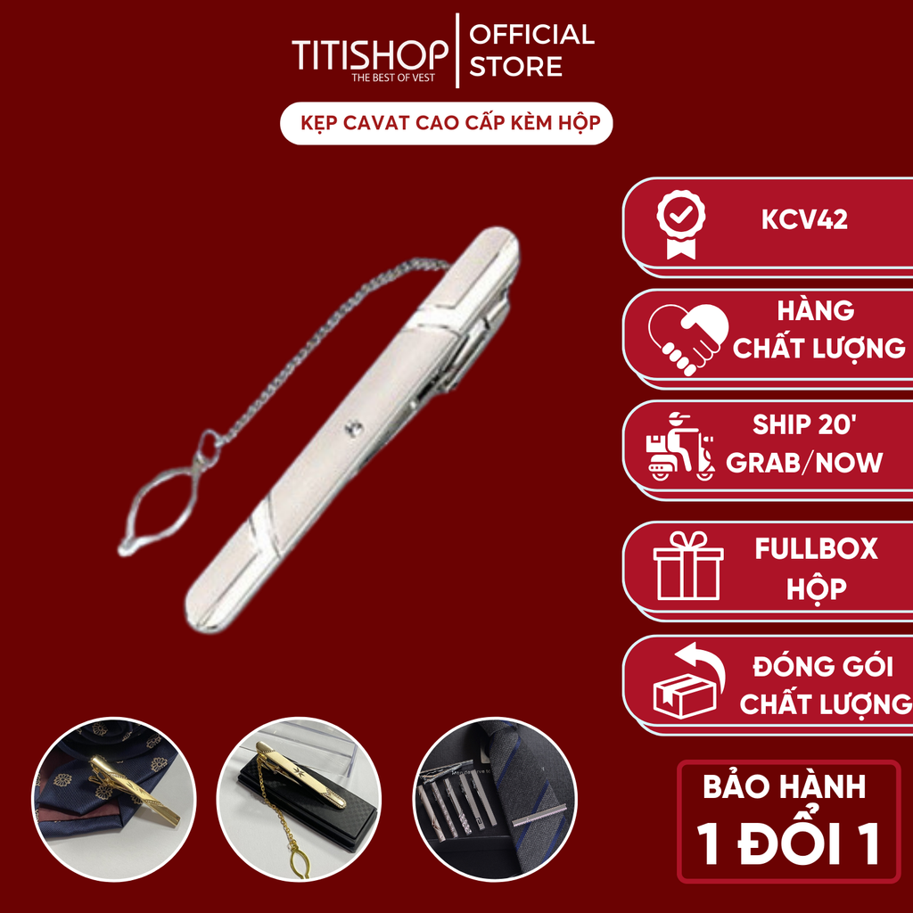 Kẹp Cà Vạt TITISHOP KCV42