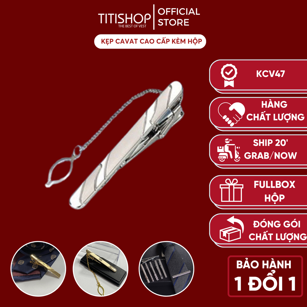 Kẹp Cà Vạt TITISHOP KCV47