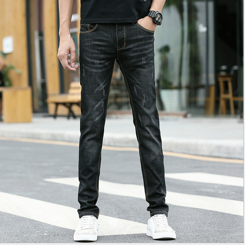 Quần jeans Nam Titishop QJ277 Wax Co giãn