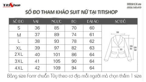 Aó vest Nữ Titishop ACC421 Viền cổ