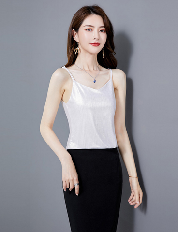 Camisole Mặc vest Titishop AOL188 Trắng Luxury