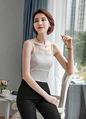 Camisole Mặc Vest Titishop AOL38 trắng