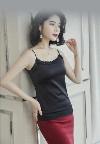 Camisole Mặc Vest Titishop AOL242 Đen