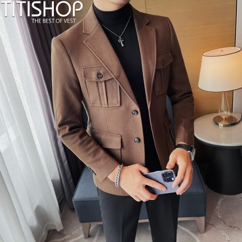 Áo Blazer Qúy Ông Titishop  (M-4XL)