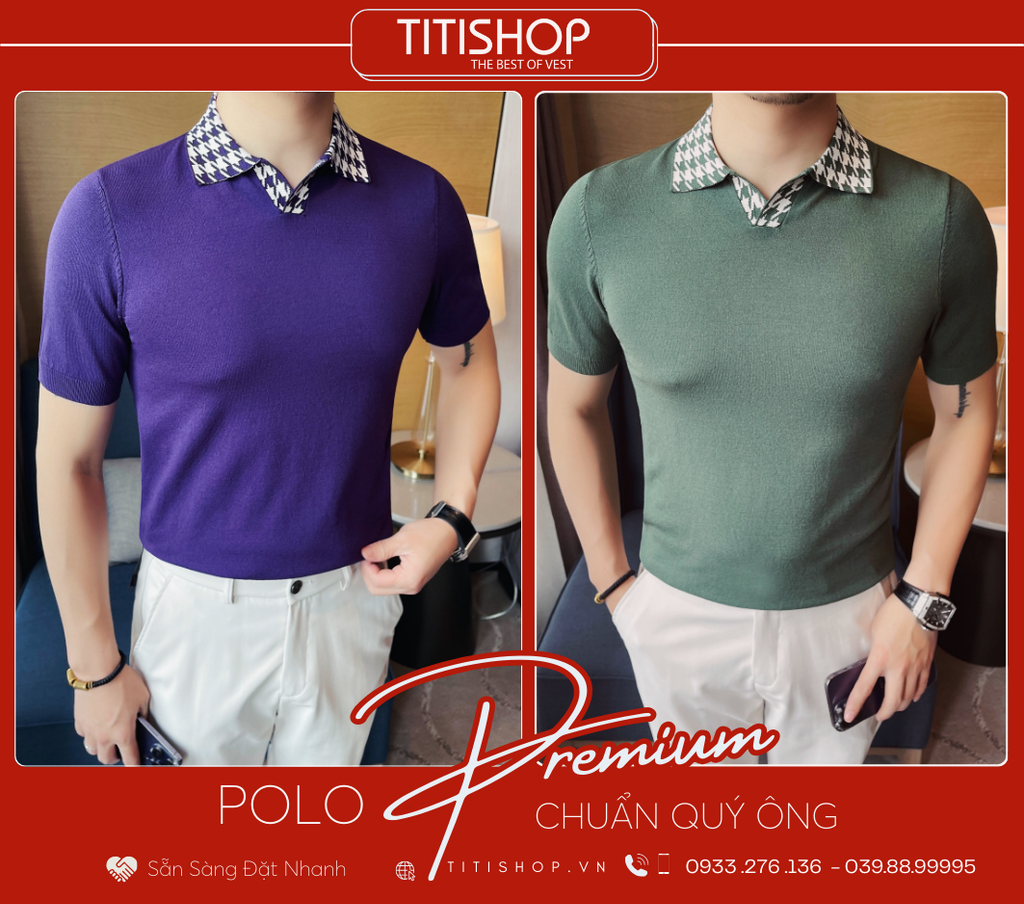 Polo Qúy Ông TitiShop Premium