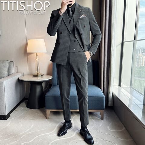 Suit Nam Titishop AHH94K2 6 Nút ( S-7XL)