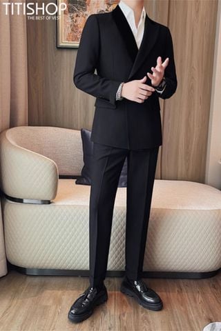 Tuxedo Nam Titishop 2 Nút (S-4XL)