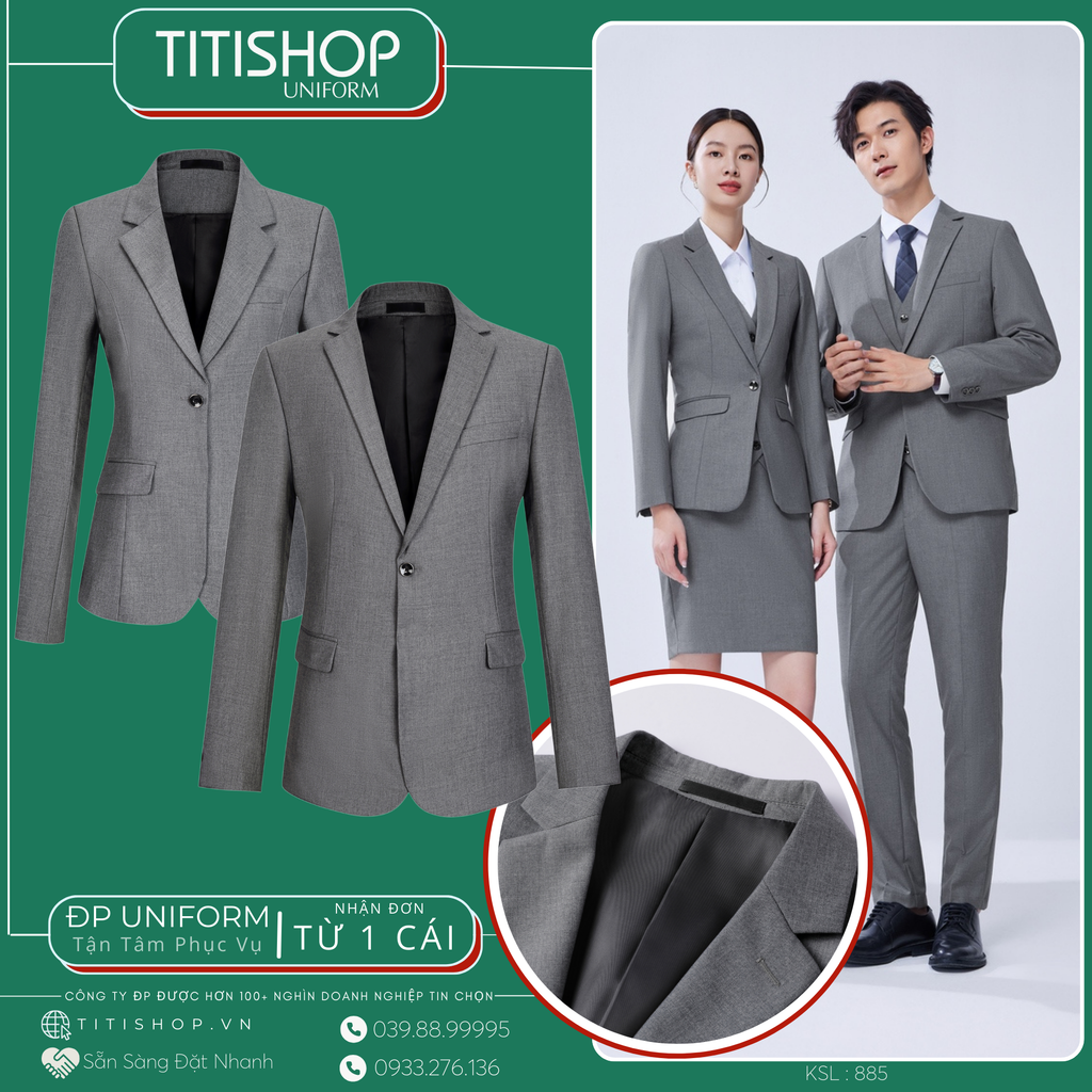 Đồng Phục Veston TITISHOP May Sẵn