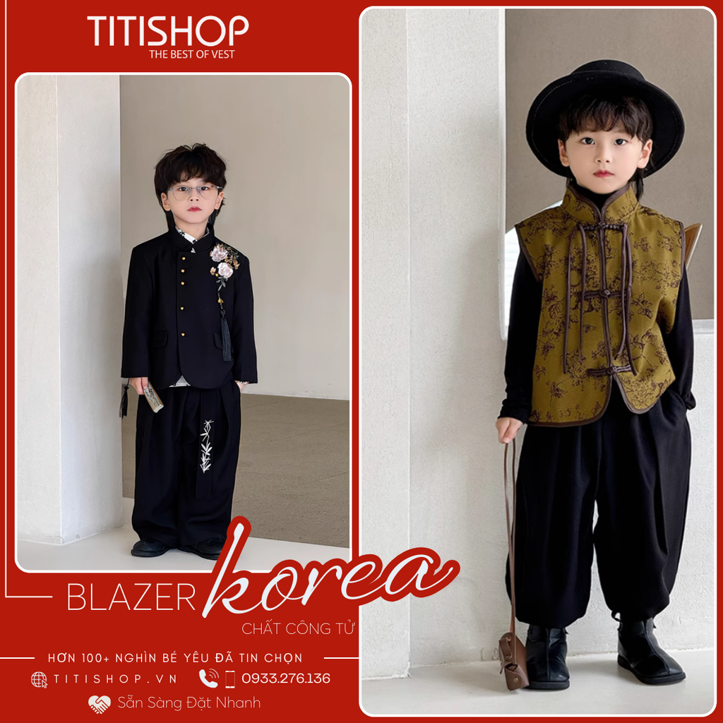 Blazer Trẻ Em Titishop ( 90-150 )