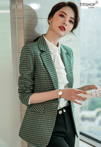 Áo vest Blazer nữ Titishop ANN263 Luxury