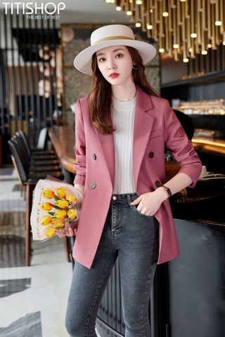 Áo Blazer Nữ Titishop BNN624 Premium (S-4XL)