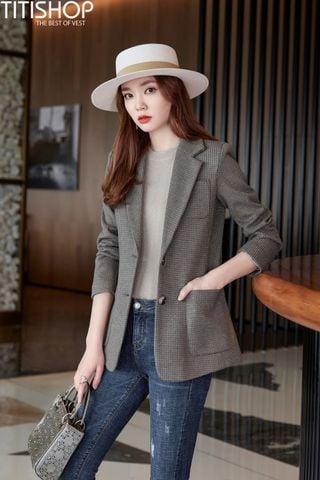 Áo Blazer Nữ Titishop BNN Premium (S-4XL)