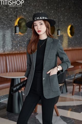 Áo Blazer Nữ Titishop BNN Premium (S-4XL)