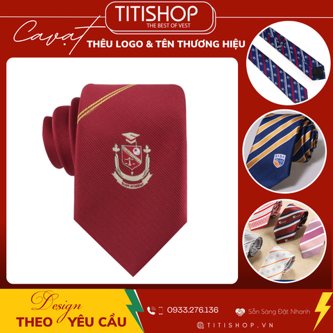 Dịch Vụ Thêu In Logo Caravat 84