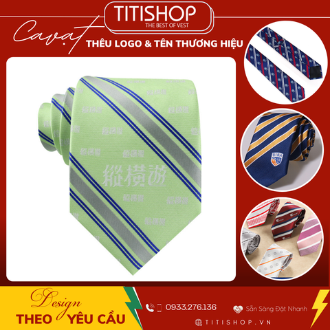 Dịch Vụ Thêu In Logo Caravat 90