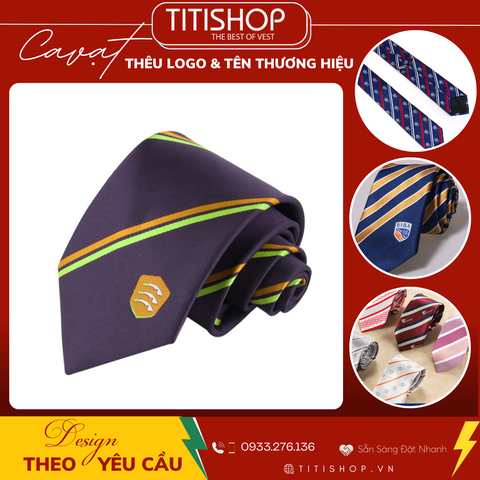 Dịch Vụ Thêu In Logo Caravat 91
