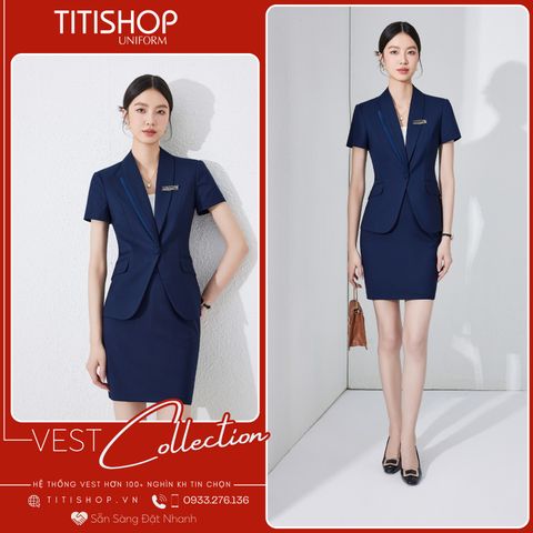 Áo Vest Nữ TITISHOP Tay Ngắn