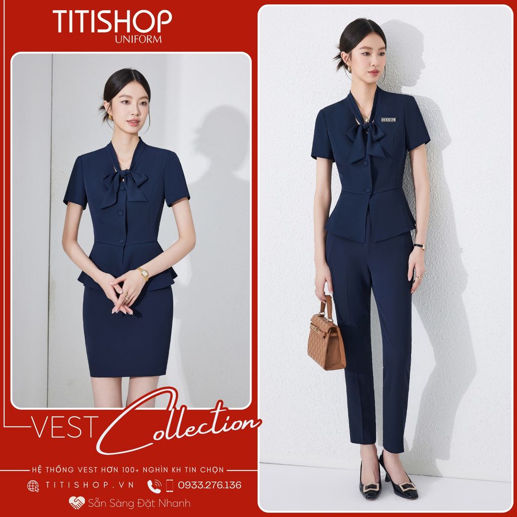Áo Vest Nữ TITISHOP Tay Ngắn