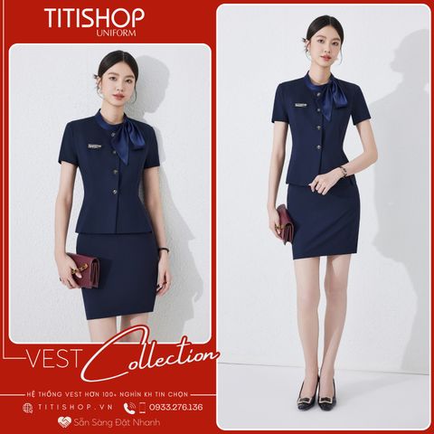 Áo Vest Nữ TITISHOP Tay Ngắn