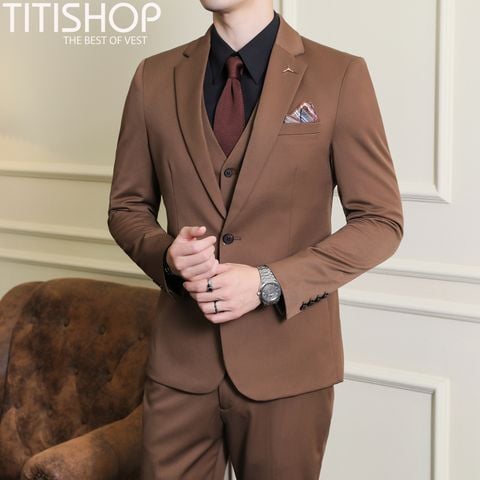 Suit Nam Titishop AHH103K1 1 Nút (S-7XL)