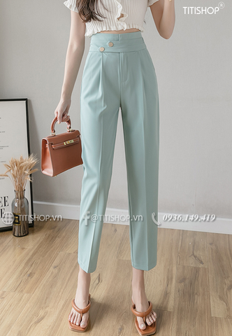 Quần tây nữ Baggy Titishop QDN152 Luxury