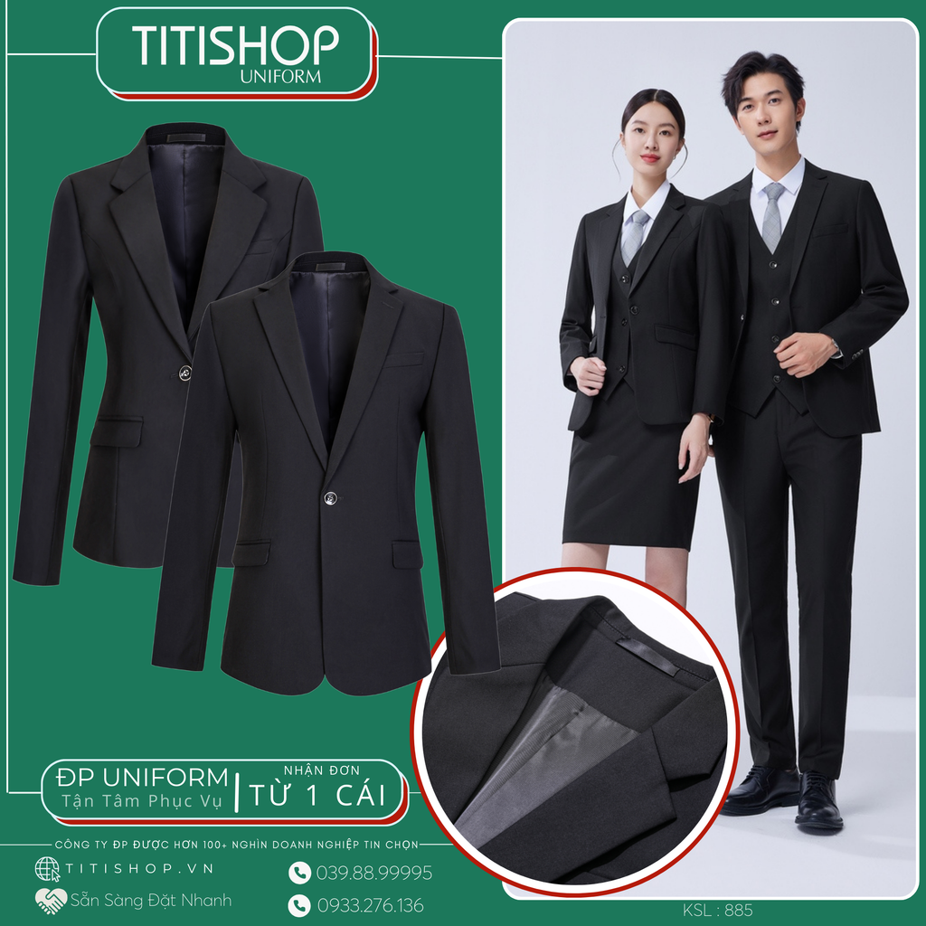 Đồng Phục Veston TITISHOP May Sẵn