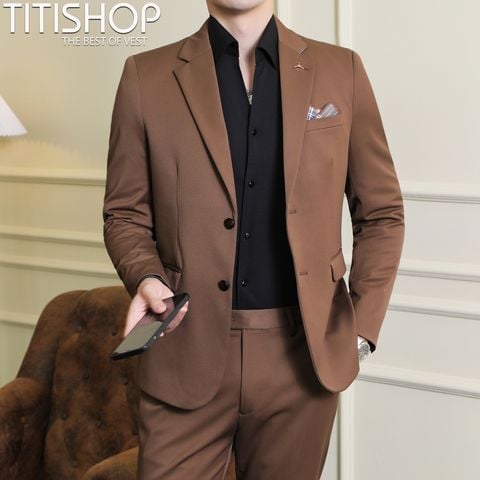 Suit Nam Titishop AHH103K2 2 Nút (S-7XL)