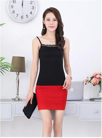 Camisole Mặc vest Titishop AOL187 Đen