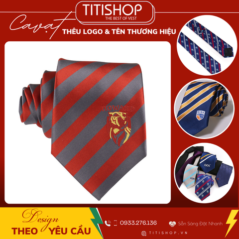 Dịch Vụ Thêu In Logo Caravat 106