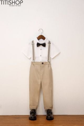 Bộ Sơ Mi & Quần Trẻ Em Bé Lớn TITISHOP ( 35-75KG)