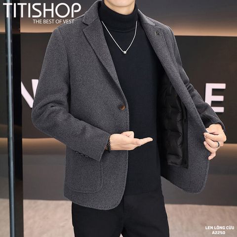 Blazer Nam Len Lông Cừu ( Đặt 7 Ngày )