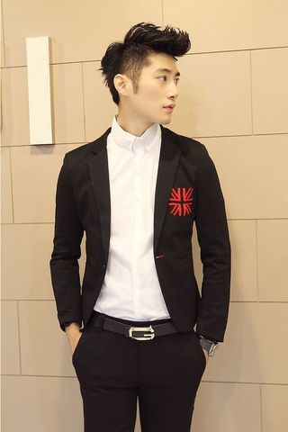 Aó khoác Vest nam LOGO CỜ AKN267