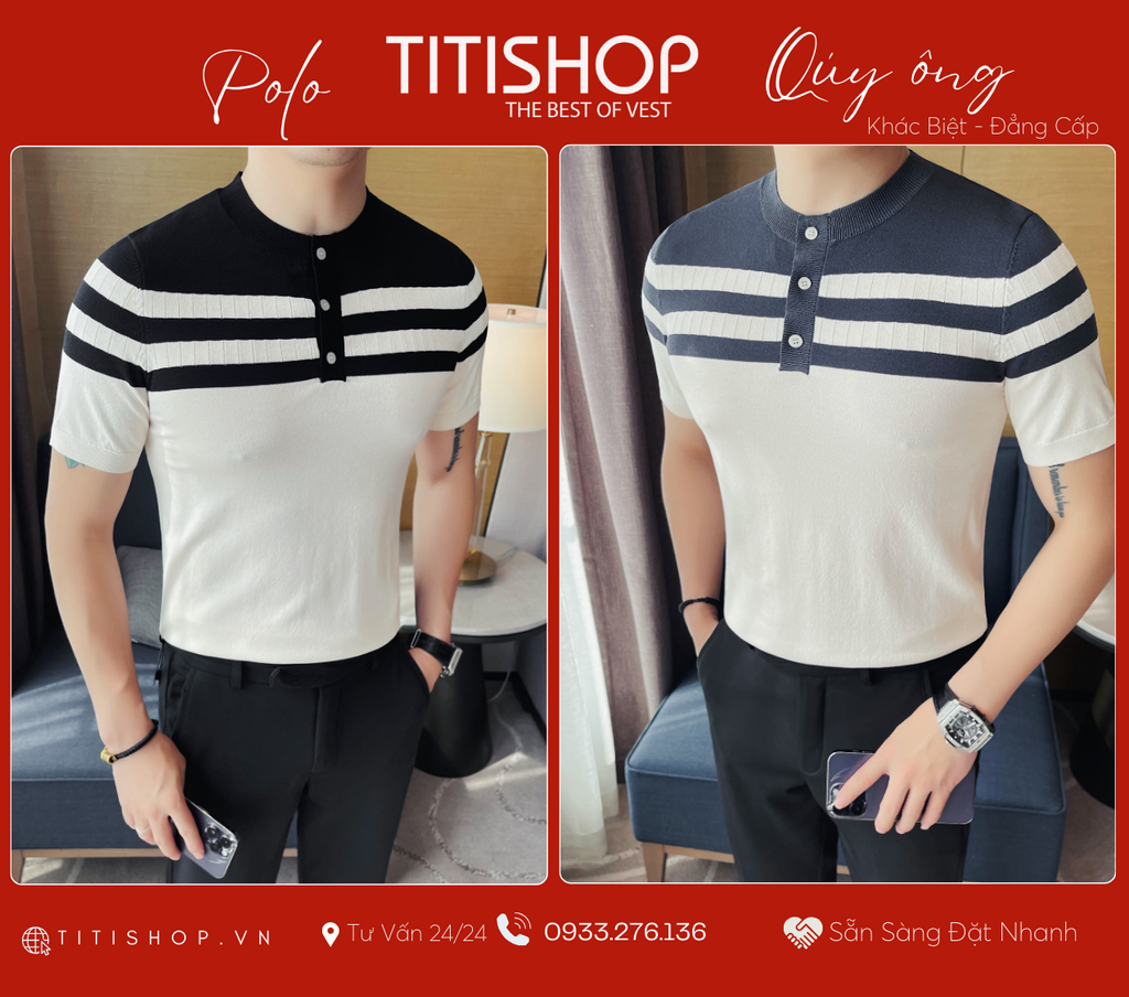 Polo Qúy Ông TitiShop Premium