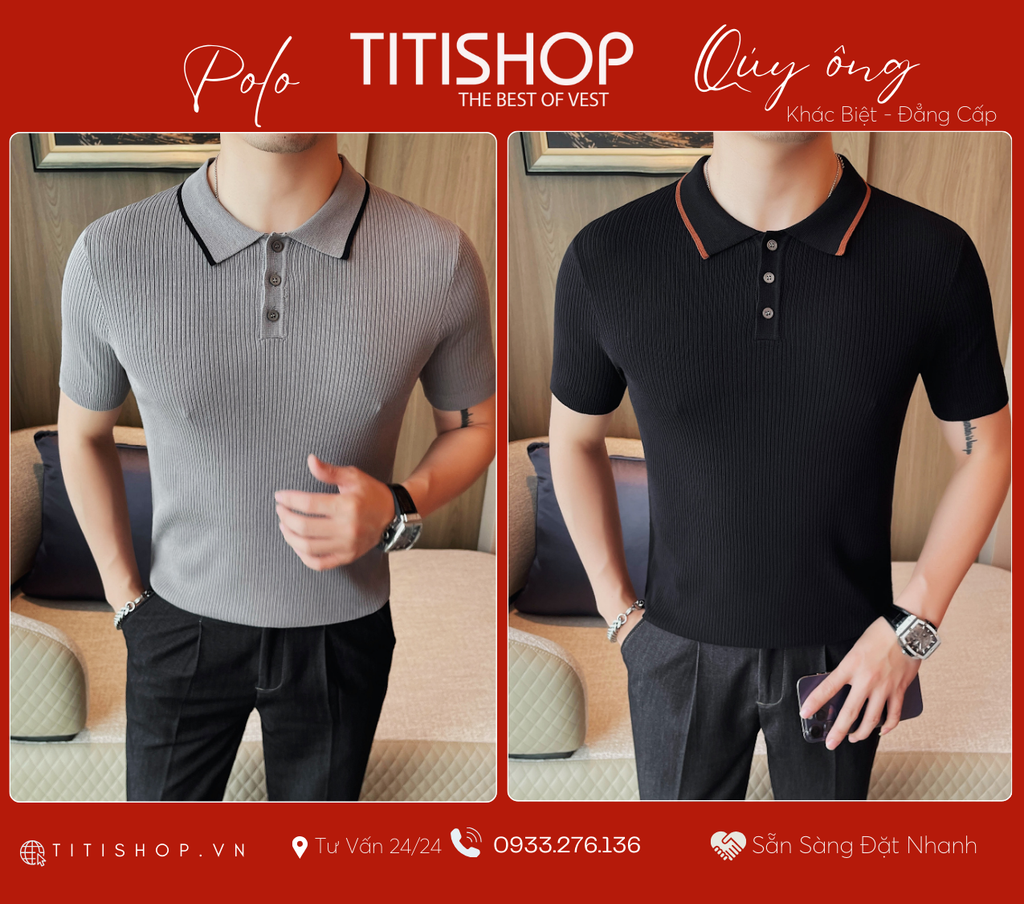 Polo Qúy Ông TitiShop Premium