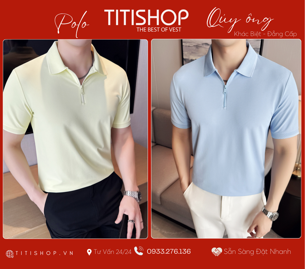 Polo Qúy Ông TitiShop Premium