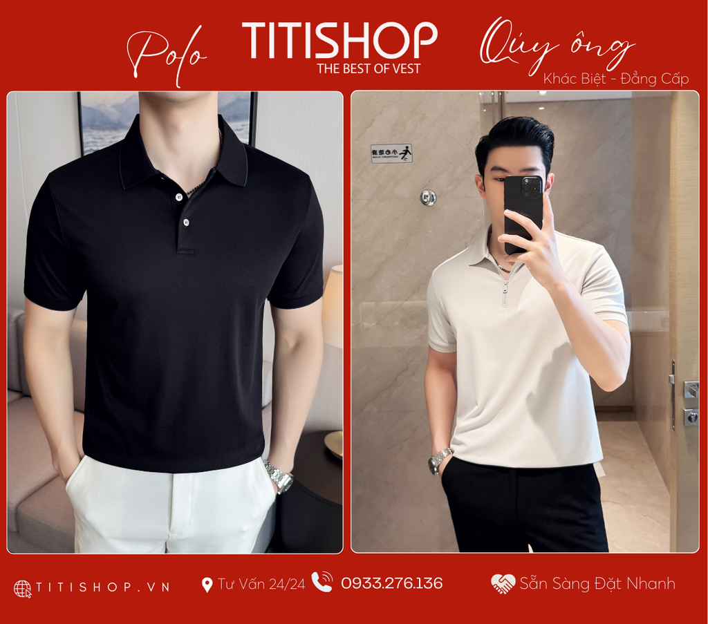 Polo Qúy Ông TitiShop Premium
