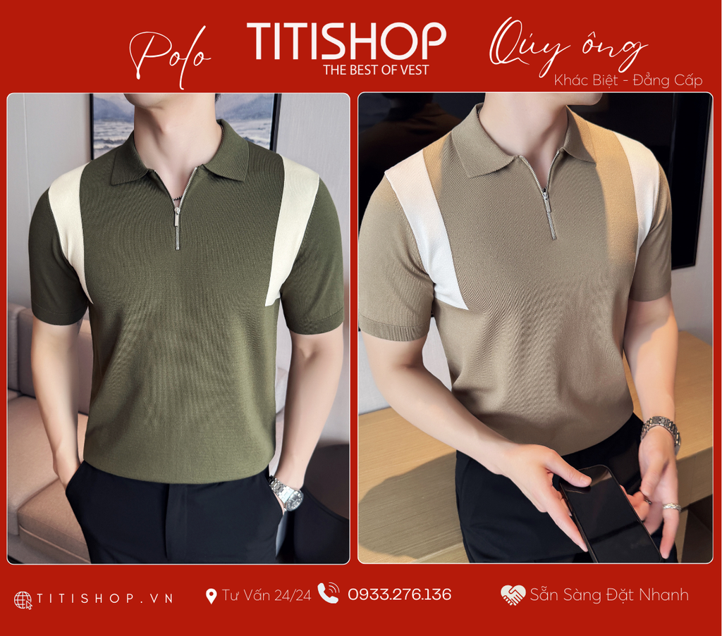 Polo Qúy Ông TitiShop Premium