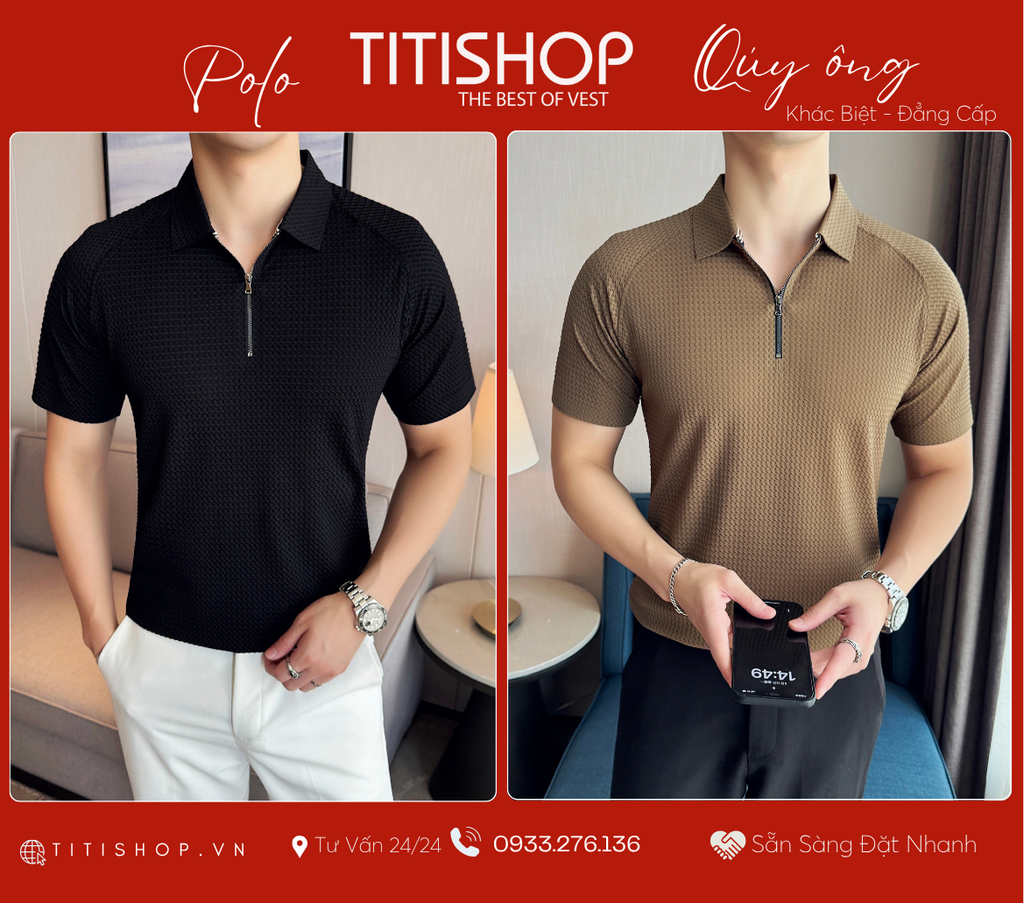 Polo Qúy Ông TitiShop Premium