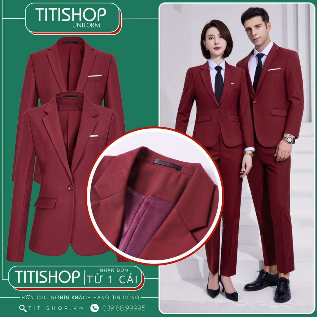 Đồng Phục Veston TITISHOP May Sẵn