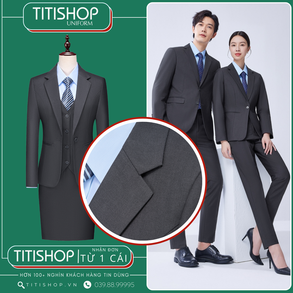 Đồng Phục Veston TITISHOP May Sẵn