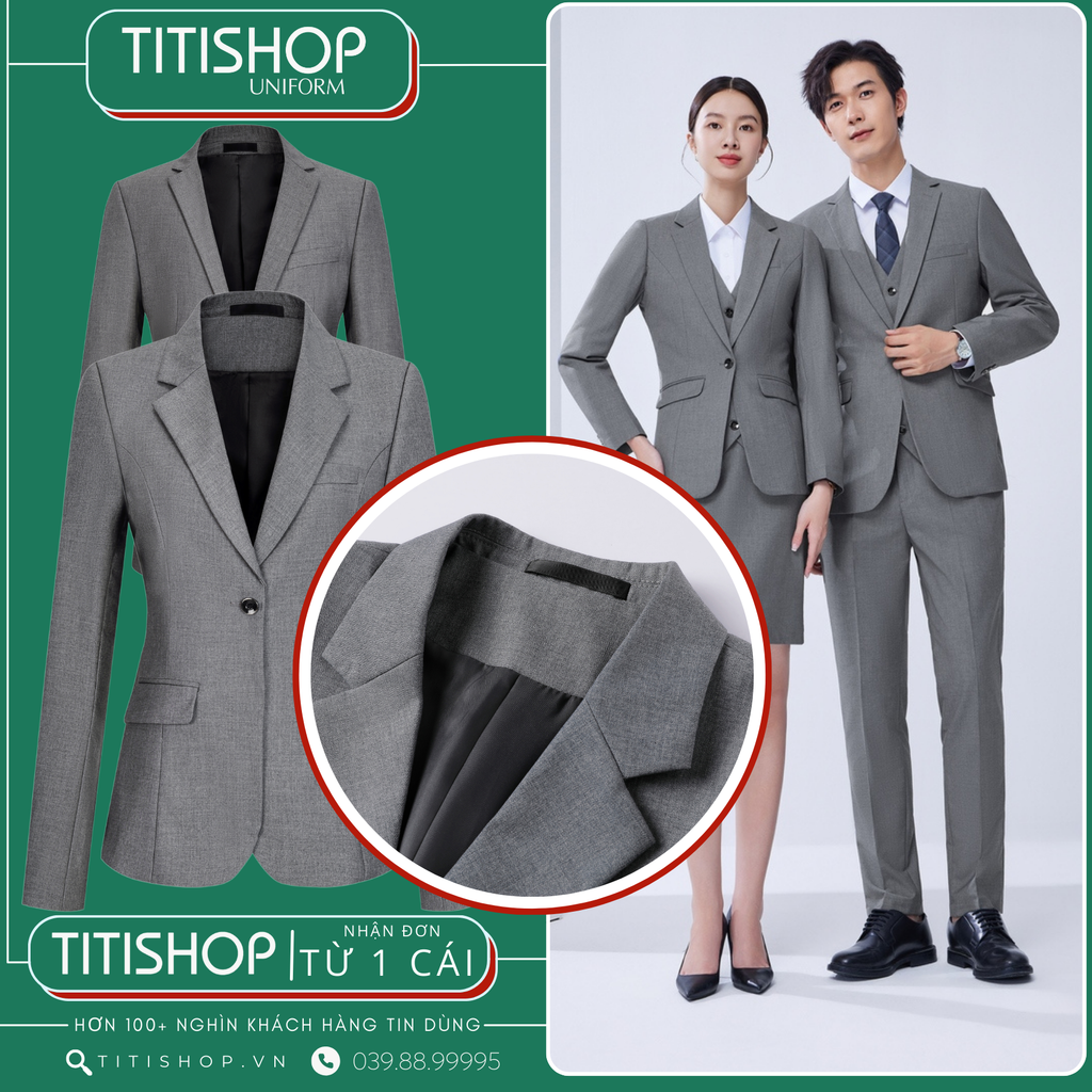 Đồng Phục Veston TITISHOP May Sẵn