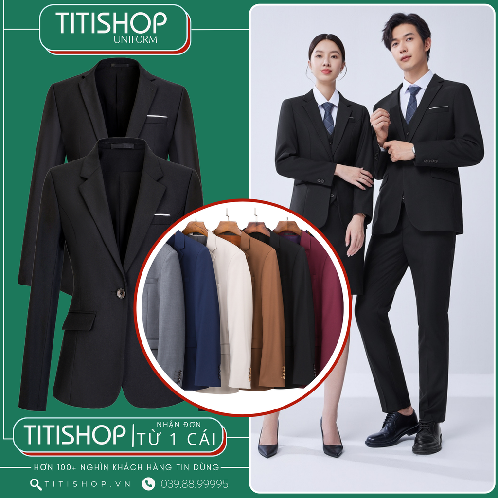 Đồng Phục Veston TITISHOP May Sẵn