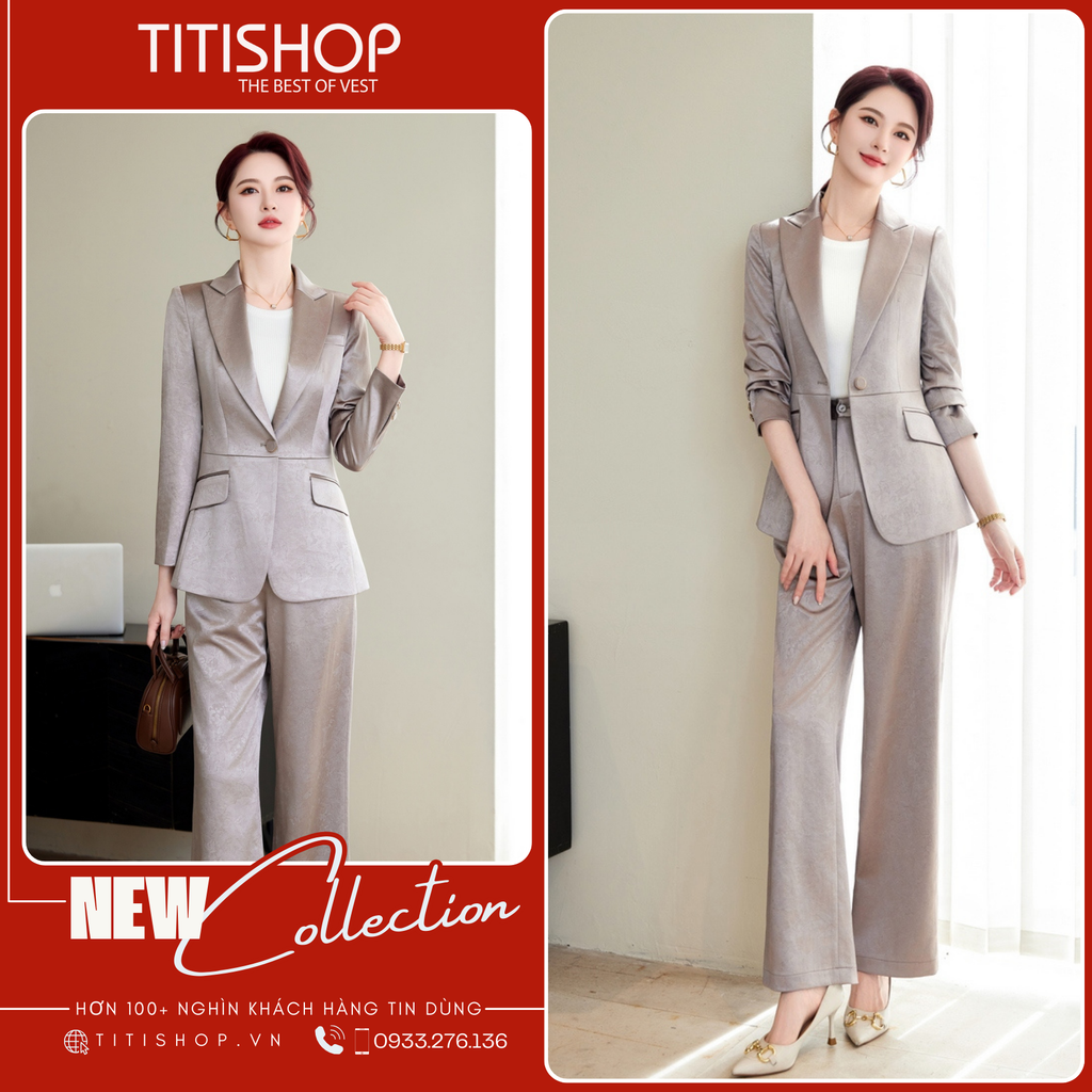 Áo Blazer Nữ TITISHOP premium