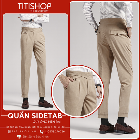 Quần Tây SIDETAB QST Titishop ( Slimfit)