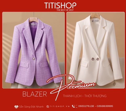 Áo Blazer Nữ Titishop (S-4XL )