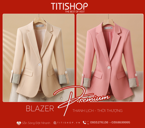 Áo Blazer Nữ Titishop (S-4XL )