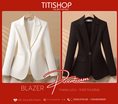 Áo Blazer Nữ Titishop (S-4XL )