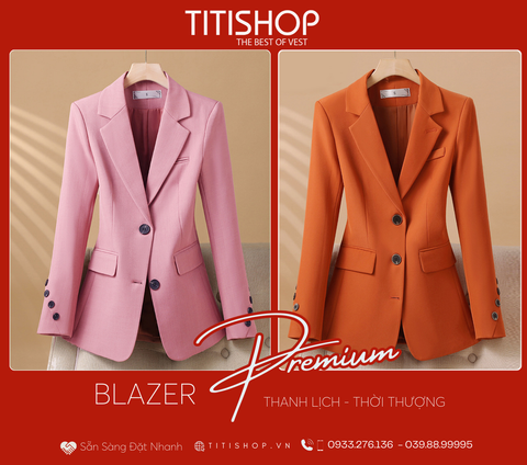 Áo Blazer Nữ Titishop (S-4XL)